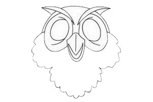 貓頭鷹簡筆畫怎么畫簡單又漂亮