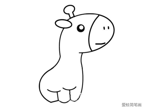 長頸鹿簡筆畫