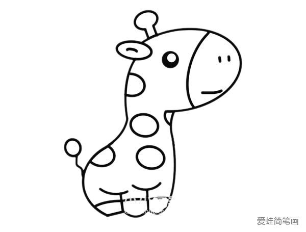 長頸鹿簡筆畫