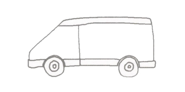 運鈔車簡筆畫的畫法