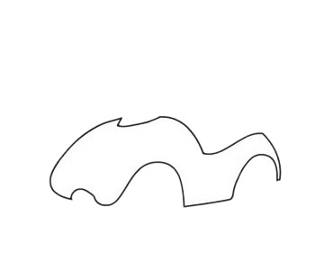 扭扭車簡筆畫步驟
