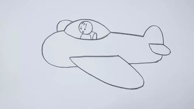 飛機簡筆畫的詳細步驟