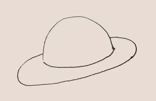 卡通的UFO外星人簡筆畫