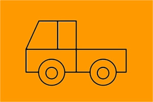 吊車簡筆畫的簡單畫法