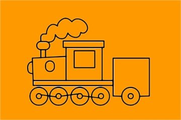 火車簡筆畫怎么畫最簡單 火車簡筆畫怎么畫最簡單