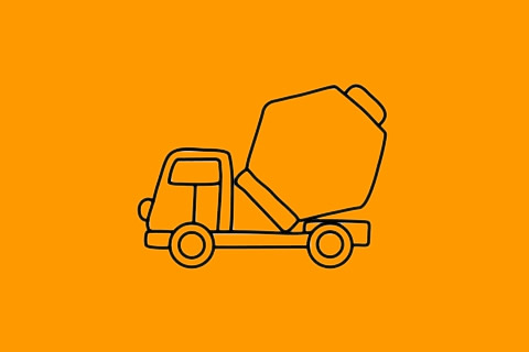 攪拌車怎么畫最簡單