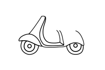 摩托車怎么畫最簡單 摩托車怎么畫最簡單