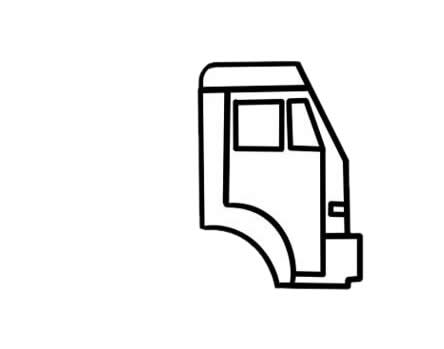 混凝土攪拌車(chē)簡(jiǎn)筆畫(huà)步驟
