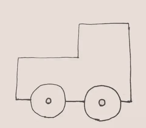火車頭簡筆畫步驟