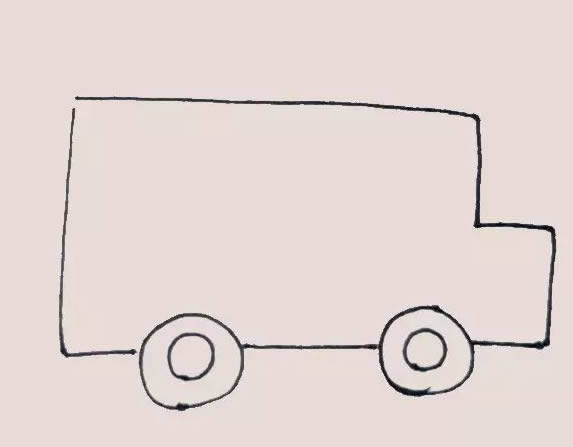 校車簡筆畫步驟教程