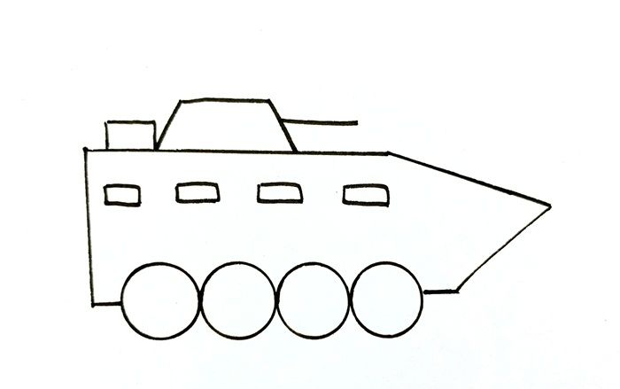 裝甲車怎么畫
