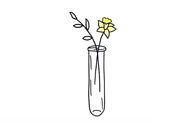 一組簡單的插花簡筆畫大全