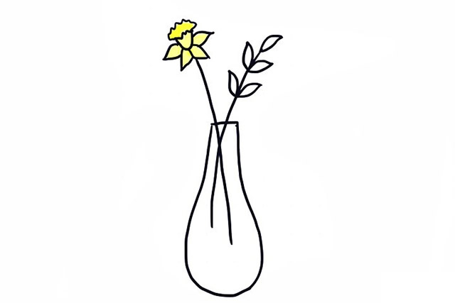 一組簡單的插花簡筆畫大全