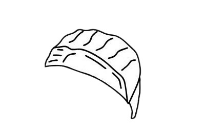 餃子簡(jiǎn)筆畫圖片大全