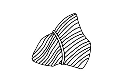分享幾幅粽子的簡筆畫