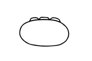 月餅簡(jiǎn)筆畫簡(jiǎn)單畫法