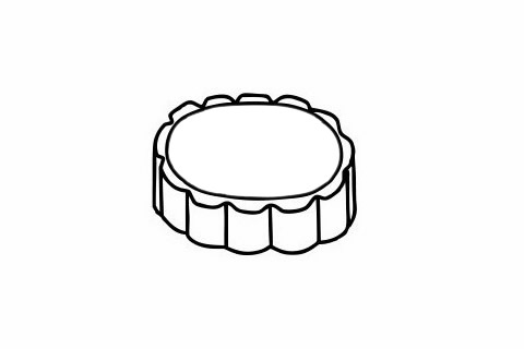 月餅簡(jiǎn)筆畫簡(jiǎn)單畫法