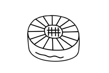 幾幅關(guān)于月餅的簡(jiǎn)筆畫