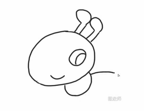 小螞蟻簡筆畫的畫法步驟