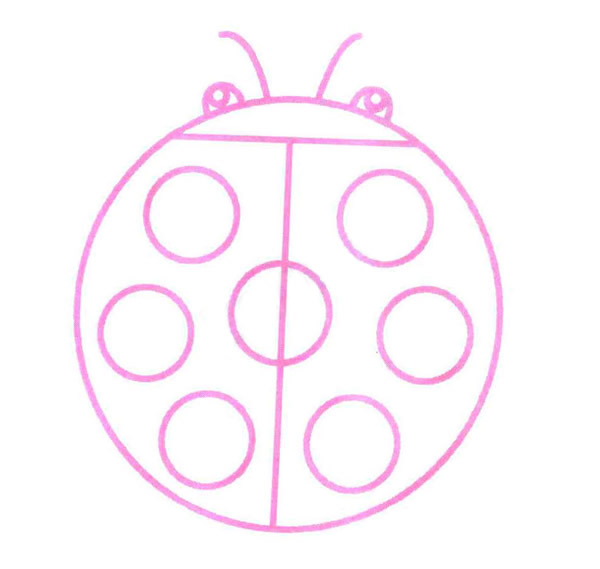 瓢蟲怎么畫簡單又漂亮