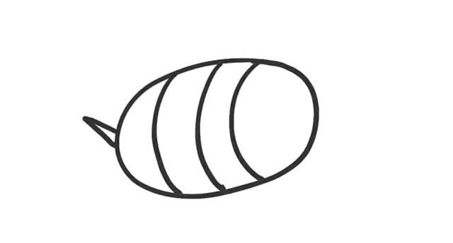 勤勞的小蜜蜂簡(jiǎn)筆畫