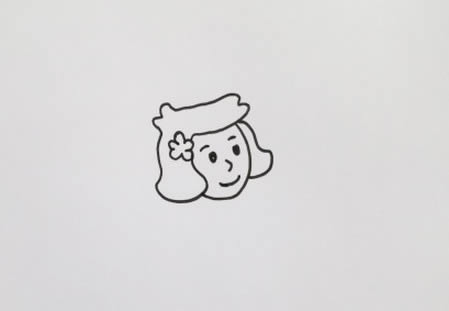 兩個人在打羽毛球的簡筆畫