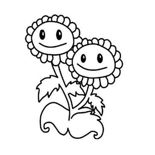 四款卡通向日葵簡(jiǎn)筆畫(huà) 四款卡通向日葵簡(jiǎn)筆畫(huà)