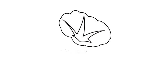 漂亮的牽牛花簡筆畫