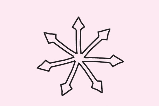 分享幾款簡(jiǎn)單的雪花簡(jiǎn)筆畫