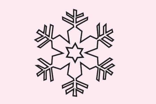 分享幾款簡(jiǎn)單的雪花簡(jiǎn)筆畫