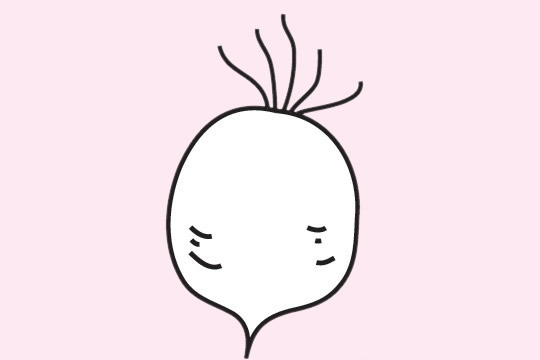 白蘿卜簡筆畫圖片大全