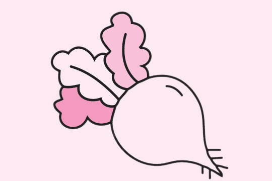 白蘿卜簡筆畫圖片大全