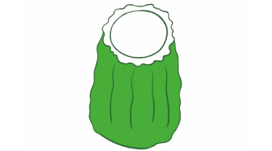 苦瓜簡筆畫的畫法