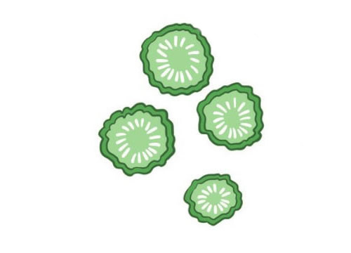 一組黃瓜簡(jiǎn)筆畫(huà)圖片大全