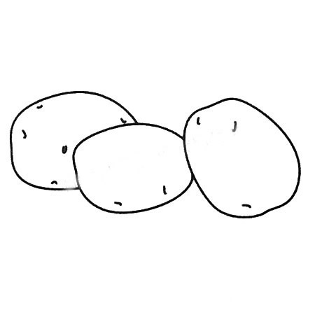 土豆簡筆畫圖片大全