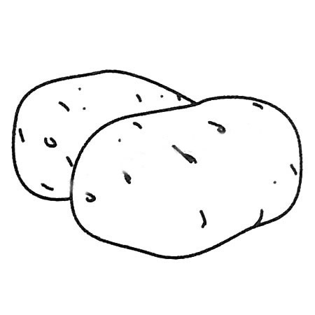 土豆簡筆畫圖片大全